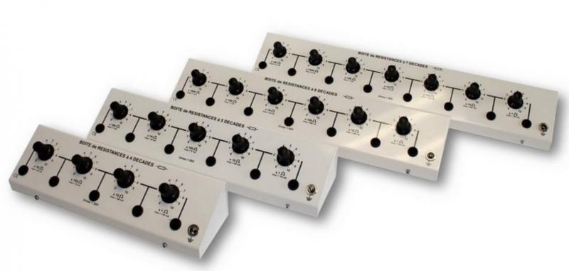 Boîtes à décades de résistances