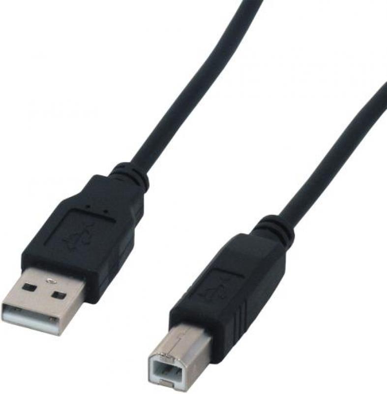 Cordon USB A mâle - USB B mâle