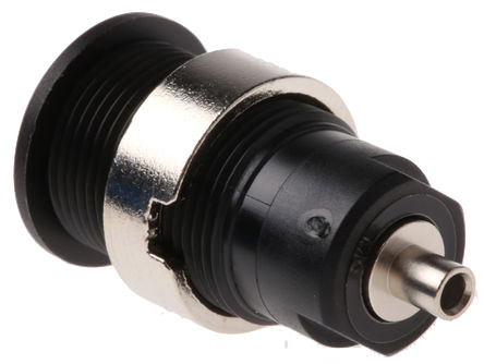 [S58414R] Douille de sécurité 4 mm trou 2 mm (Rouge)
