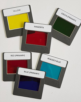 [404097-S66485] Filtre de Paton Hawksley sur diapositive 50x50 mm (Cyan)