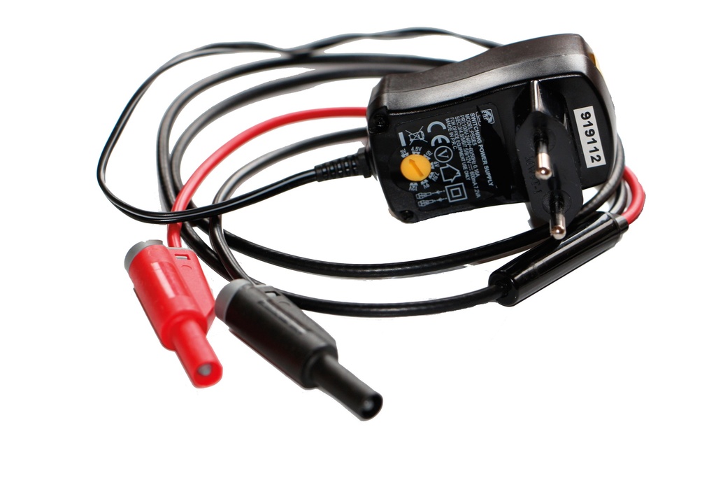 Adaptateur secteur 3-4,5-5-6-7,5-9-12 V sortie bananes 4 mm