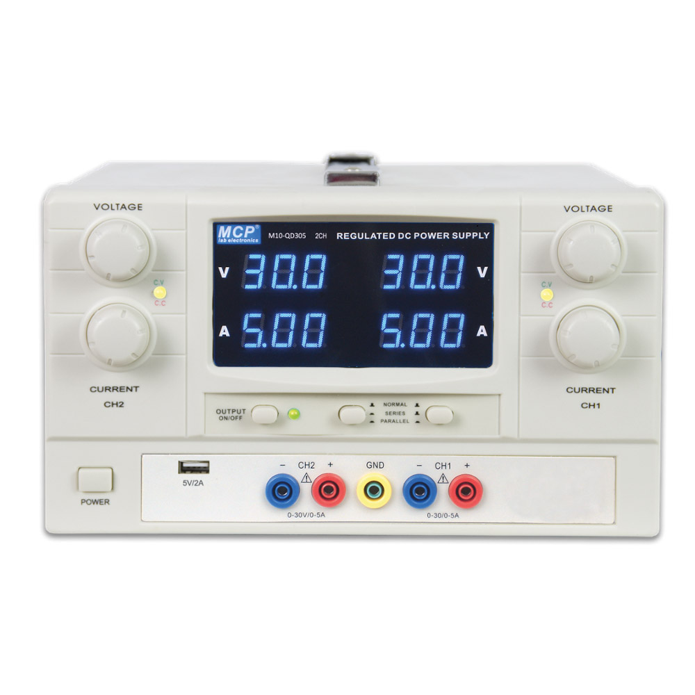 Alimentation stabilisée variable double continu 0 à 30 V - 3 A - 2 voies