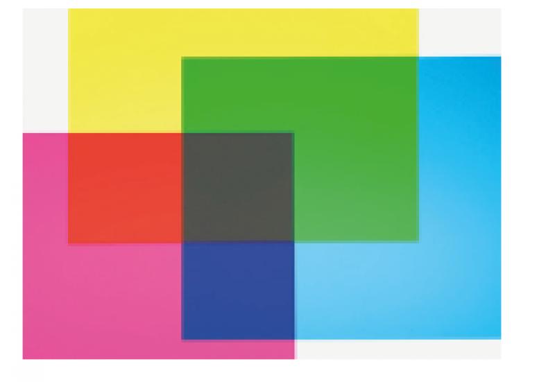 Feuilles couleurs primaires et secondaires 255x205 mm à decouper