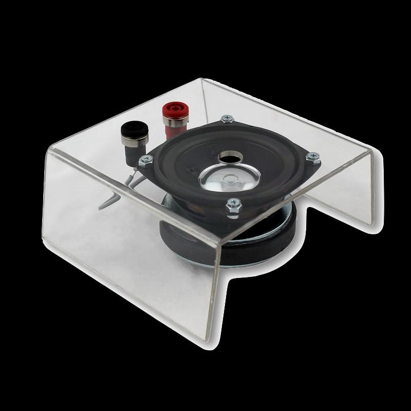 Haut parleur large bande plexiglass