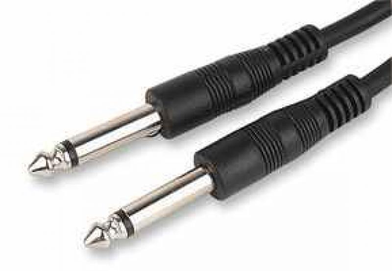 Jack 6.35 mm mâle / mâle mono 1 m