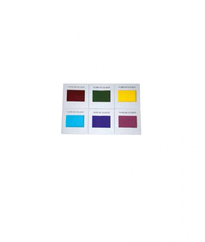 Jeu de 6 filtres couleur