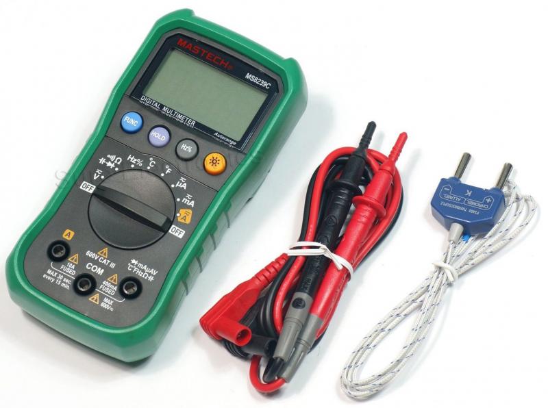 Multimètre MASTECH MS8239C + température