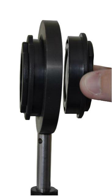 [#004102-S67466] Support métal pour basix avec tige 10x40 mm