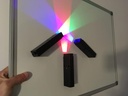 Synthèse des couleurs 3 led magnétiques + accessoires traits