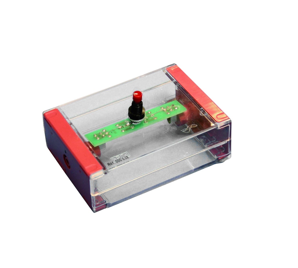 [#000099-S03310] Bouton-poussoir sur support
