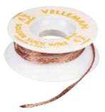[#000409-S64654] Tresse à dessouder 2 mm x 1.5 m 