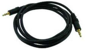 Cordon audio jack-jack mâle Ø 3.5 mm - 1 m 