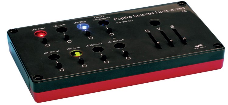 Pupitre Sources lumineuses