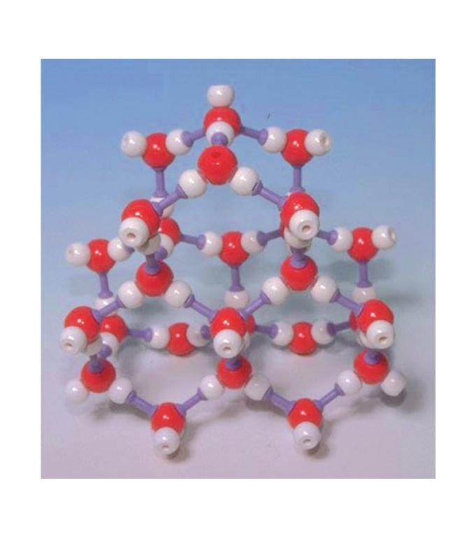 Modèle moléculaire cristallin Glace