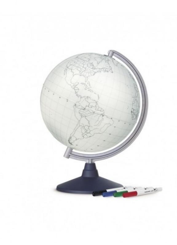 Globe terrestre inscriptible
