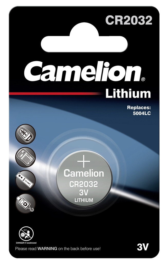 [#401057-S65492] Piles bouton CR2032 3V 20x3,2 mm