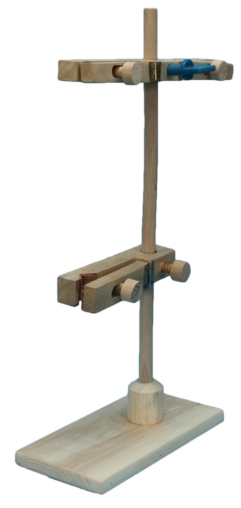 Support simple pour burette en bois