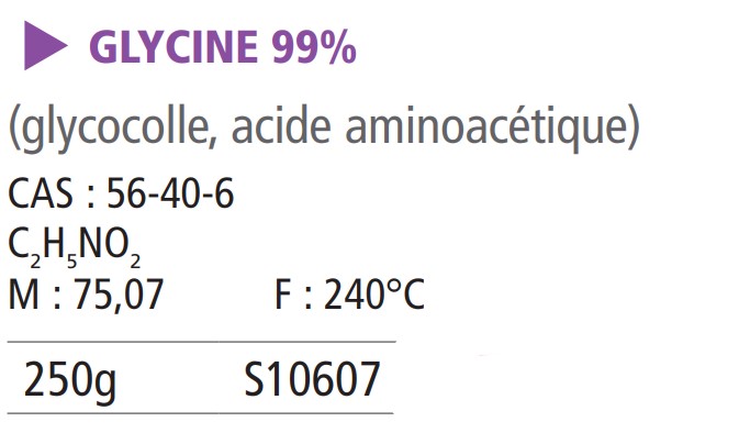 Glycine pure - 250 g 