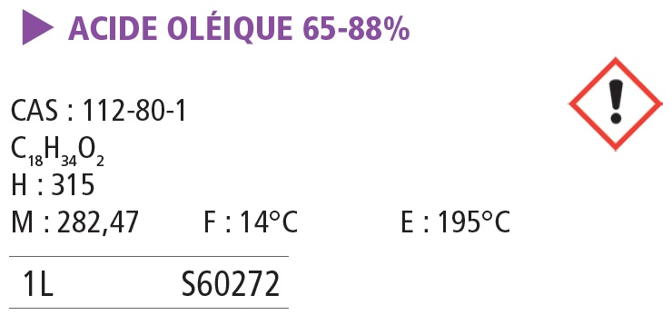 Acide oléïque TP - 1 L