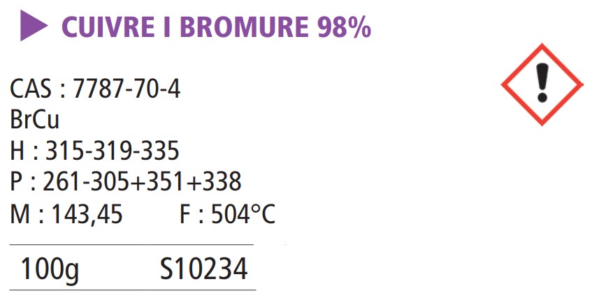 Cuivre (I) bromure - 100 g