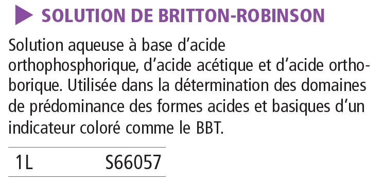 Solution de Britton-Robinson - 1 L 