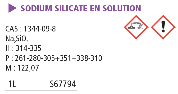 Sodium silicate pur - 1 L