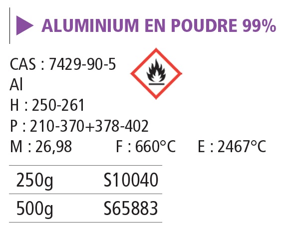 Aluminium en poudre