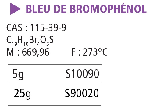 Bleu de bromophénol solide