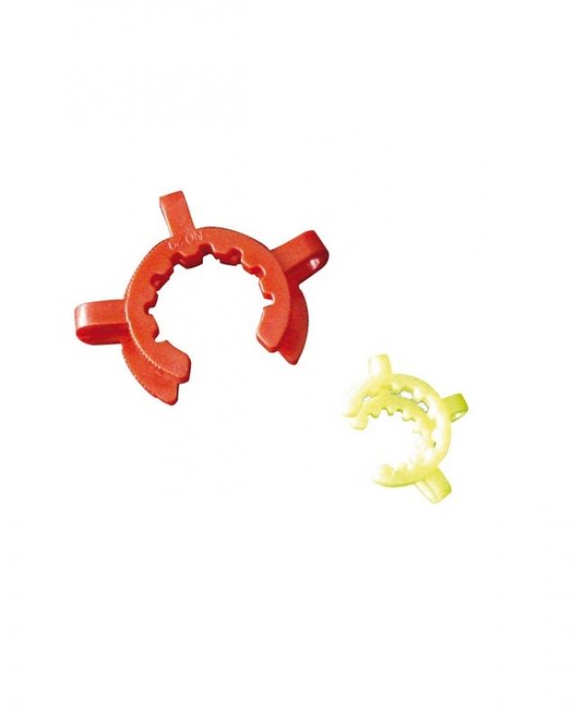 [532069-S68050] Clip de verrouillage pour verreries rodées (14/23 - Jaune)