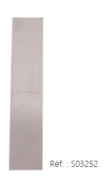[910134-S03252] Lame non marquée 100 x 19 x 0.8 mm (Aluminium)