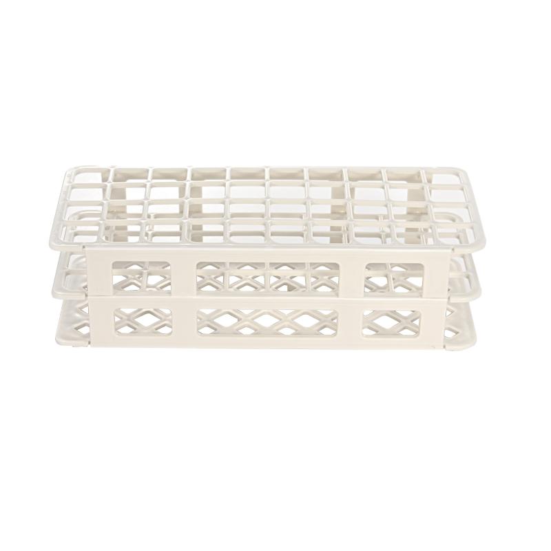 [#454003-S50372] Portoir en polystyrène rigide pour tubes à essais (60 tubes Ø=16 mm)