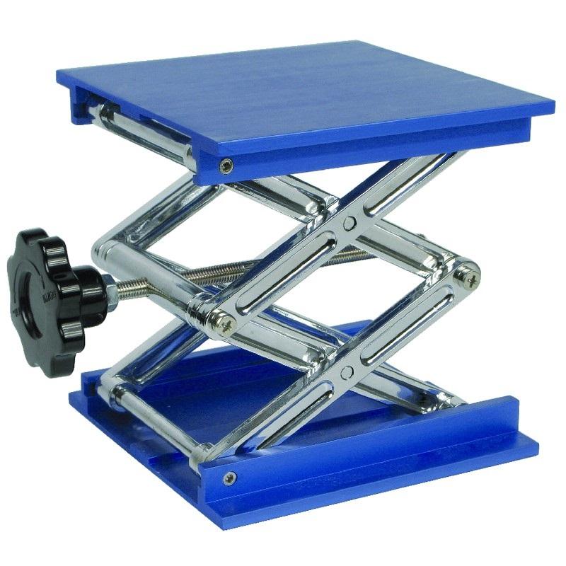 [#455001-S62353] Support élévateur en aluminium (100x100 mm - Hauteur 45 à 150 mm)