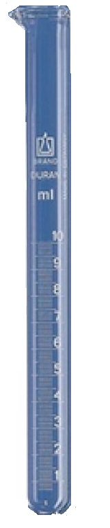 Éprouvette à gaz graduée