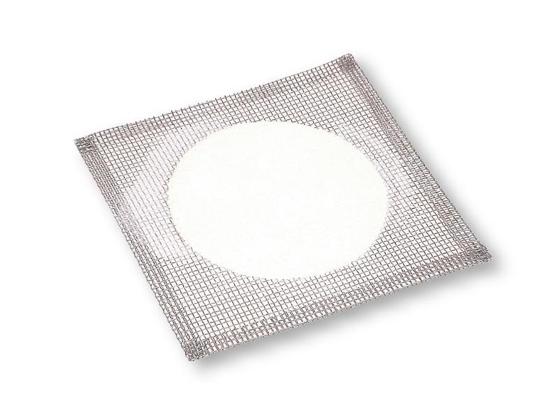 [S61368] Toile métallique avec centre en céréamique (120x120 mm)