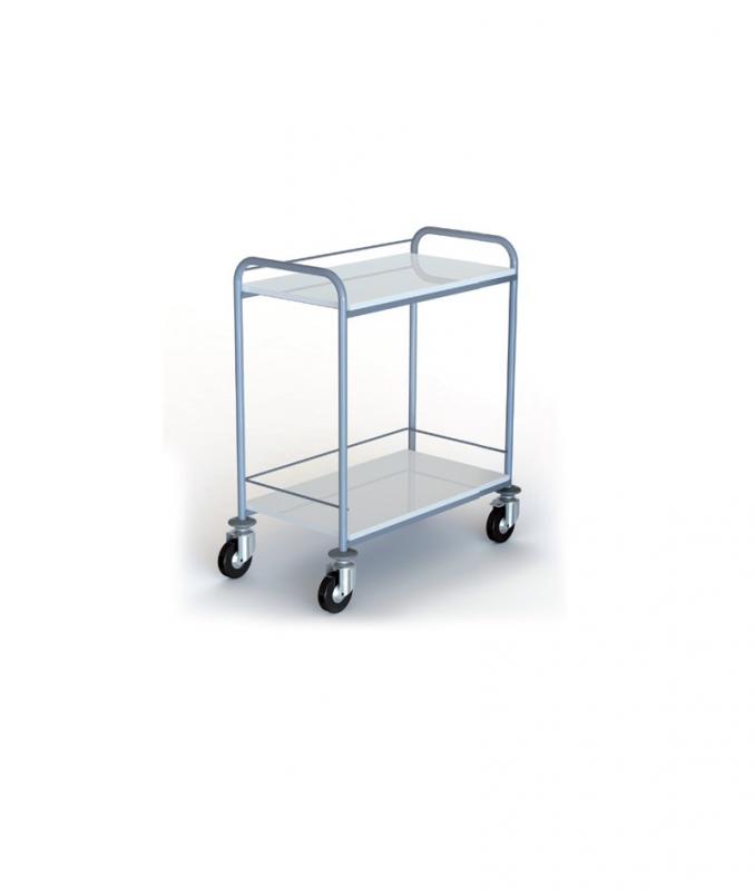 Chariot de laboratoire plateaux mélaminés (805x455 mm) petit modèle