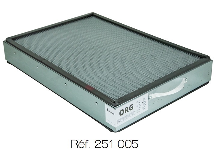 Filtre ORG200/CORG201 pour hotte Labopur® Trionyx