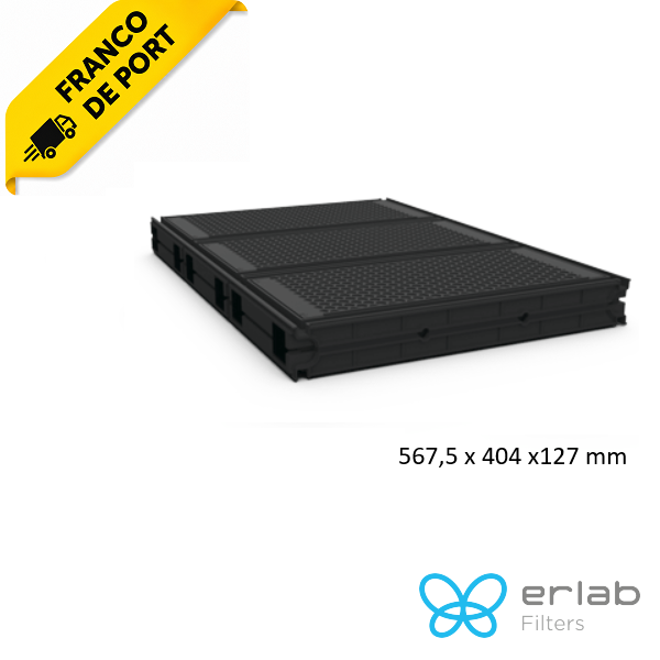 [251059] Filtre Erlab MF3 (AS vapeurs organiques)