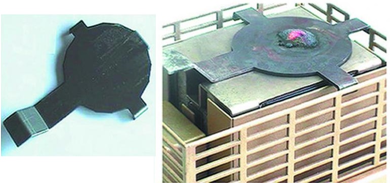 Plaque pour combustion solides pour Technibec