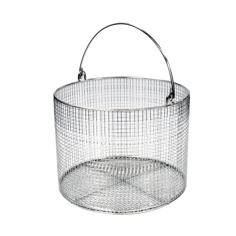 Panier autoclavable inox rond dia. 210 mm - H 180 mm