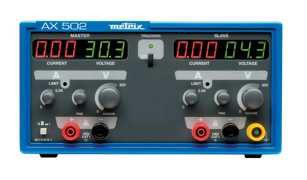 Alimentation réglable 30V 2.5A METRIX AX502