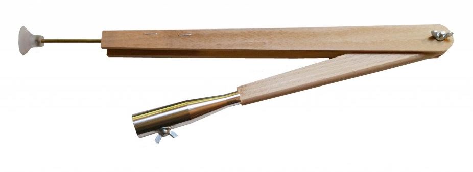 Compas en bois à ventouse pour feutre 40 cm