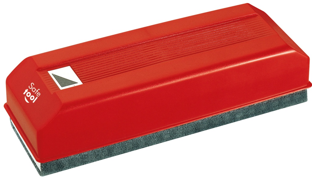 Brosse à tableau blanc magnétique en plastique (rouge)