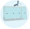 Hotte à raccordement extérieur (sans filtre) BH12 - 1200x750x945 mm - Trionyx