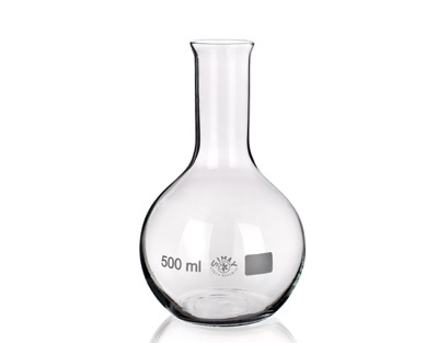[S50202] Ballon - Fond plat - Col étroit - Simax® (100 mL)