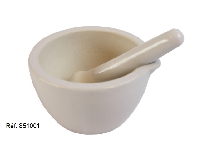 Mortier avec pilon qualité éco