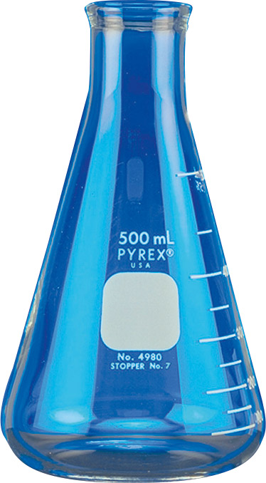 [S60006] Erlenmeyer usage intensif - col étroit - Pyrex® (25 mL)