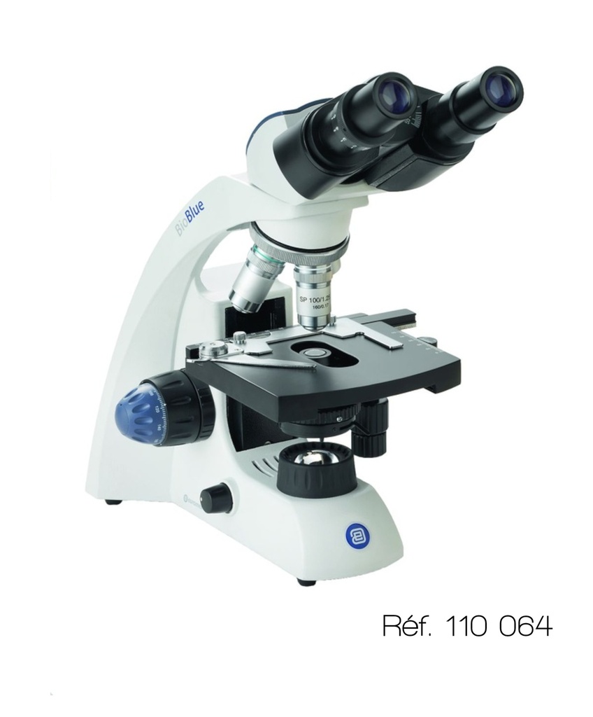 [#110064-S68401] Microscope binoculaire semi-plan BioBlue - Euromex (x40 à x600)