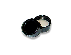 Bouchons bakelites noirs Ø 28 mm  - joints trésylène (lot de 100)