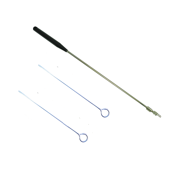 Manche de Kolle métal livré avec 2 anses NI-CR