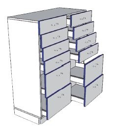 Meuble à collections